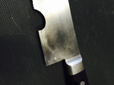 大きな欠け修理