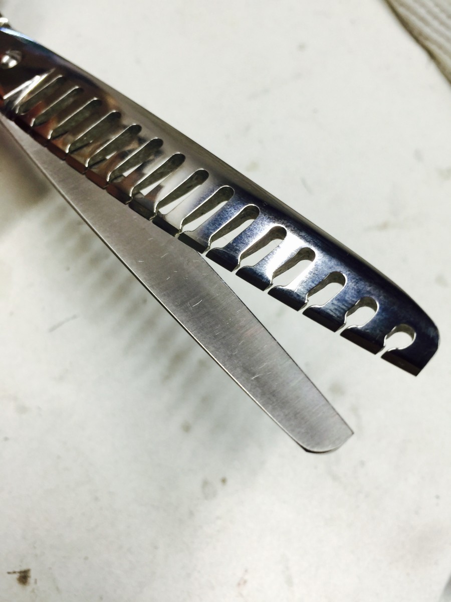 お手本のシザー