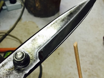 割り箸をカット